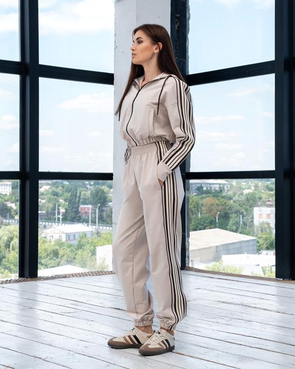 Костюм спорт AZNA (2XS-M) Д151 beige (деми)