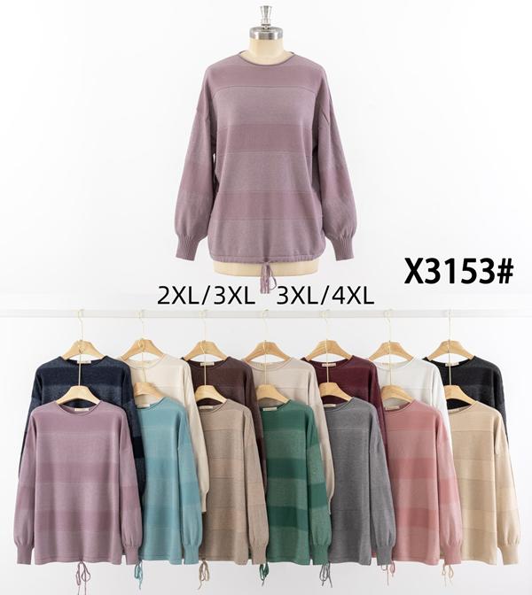 Свитер KissMe (2XL-4XL) X3153 mix (деми)