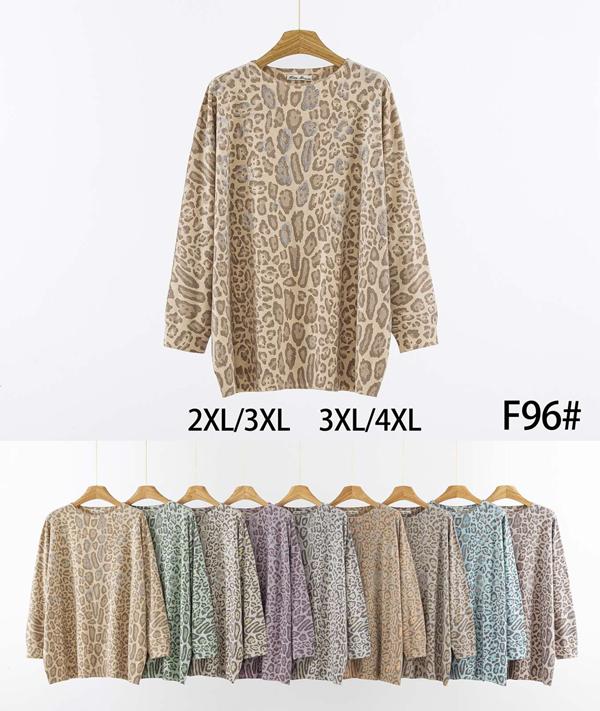 Свитер KissMe (2XL-4XL) F96 mix (деми)