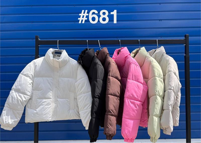 Куртка Oukali (M-2XL) 681 pink (деми)