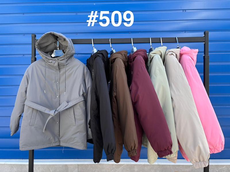Куртка Oukali (M-2XL) 509 brown (деми)