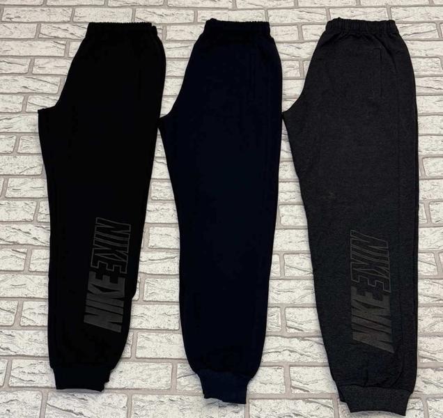 Штаны спорт Shon (42-50) S870 black (деми)