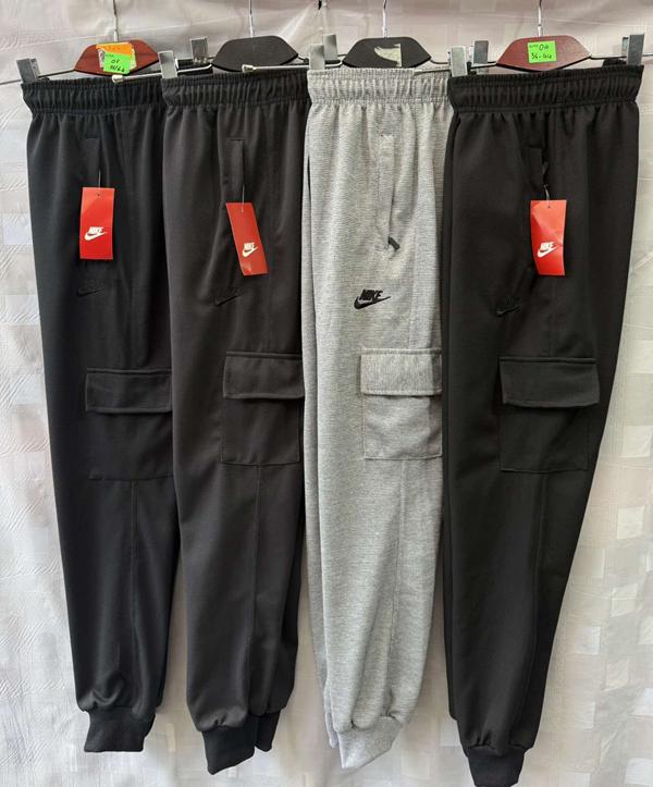 Штаны спорт Shon (36-44) S887 black (деми)