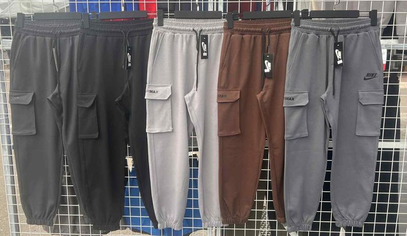 Штаны спорт Shon (48-58) S918 l.grey (деми)