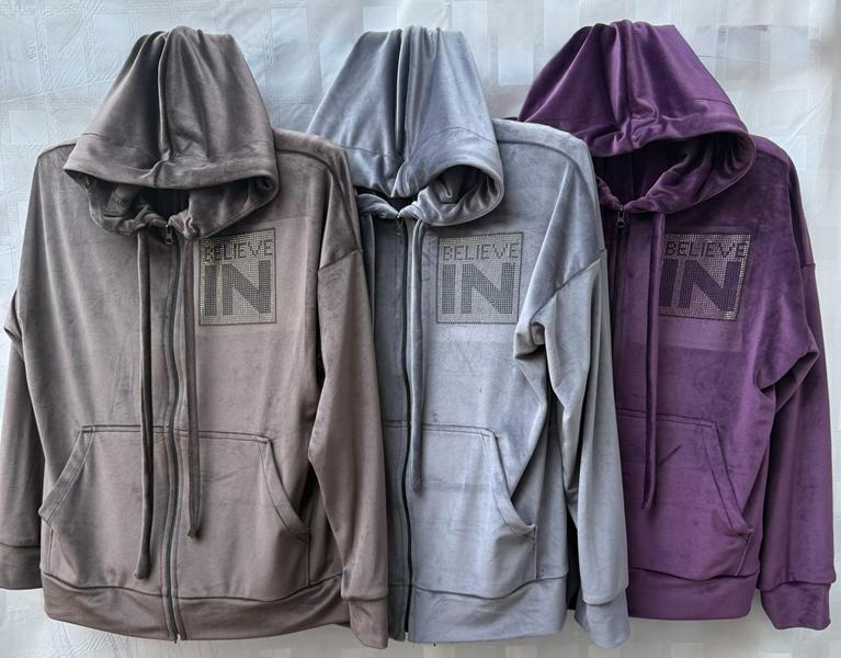 Кофта спорт Shon (54-60) S942 violet (деми)