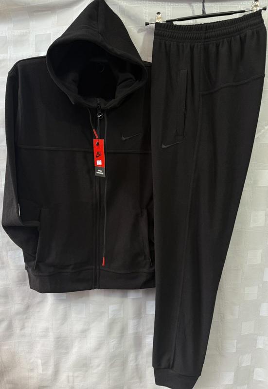 Костюм спорт Shon (50-58) S875 black (деми)