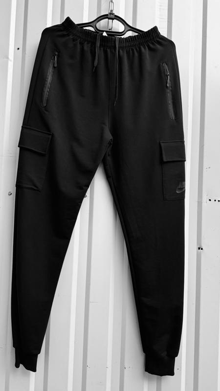 Штаны спорт Vanda (46-54) V127 black (деми)