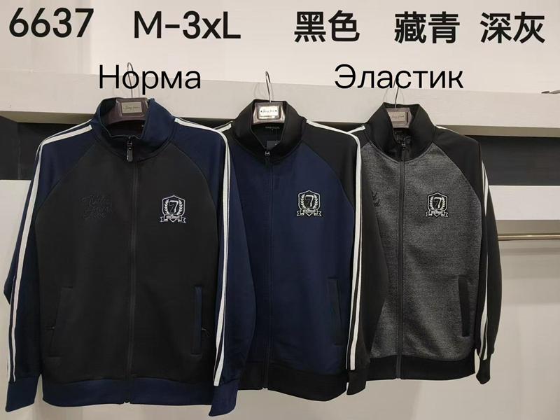 Кофта спорт Vanda (M-3XL) 6637 black (деми)
