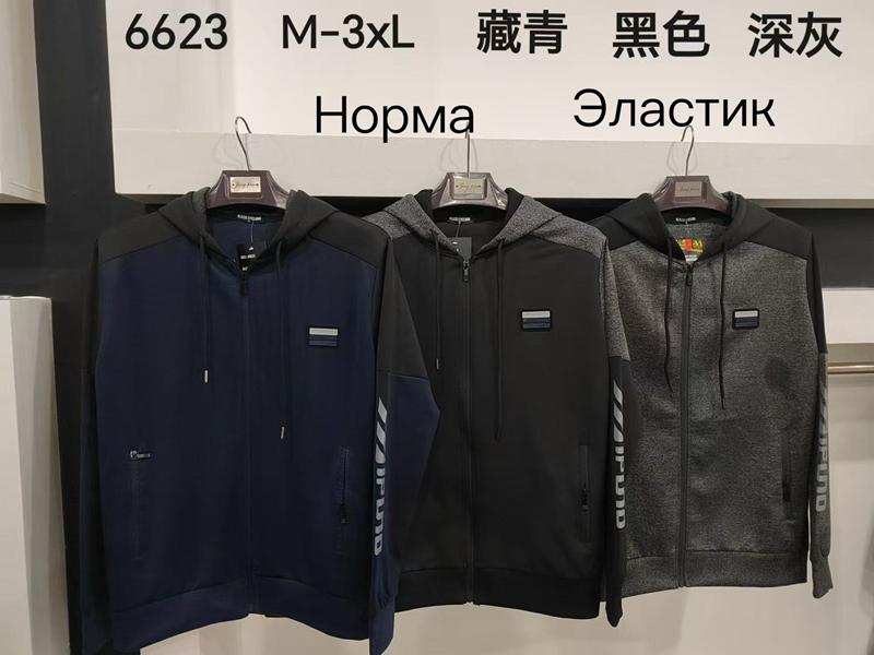 Кофта спорт Vanda (M-3XL) 6623 black (деми)