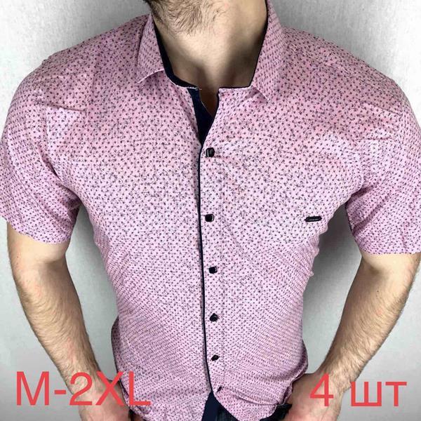 Рубашка Надийка (M-3XL) ND333 pink (M-3XL) (лето)