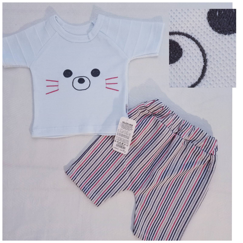 Костюм Malibu2 (62-74) 2304 white-pink (лето)