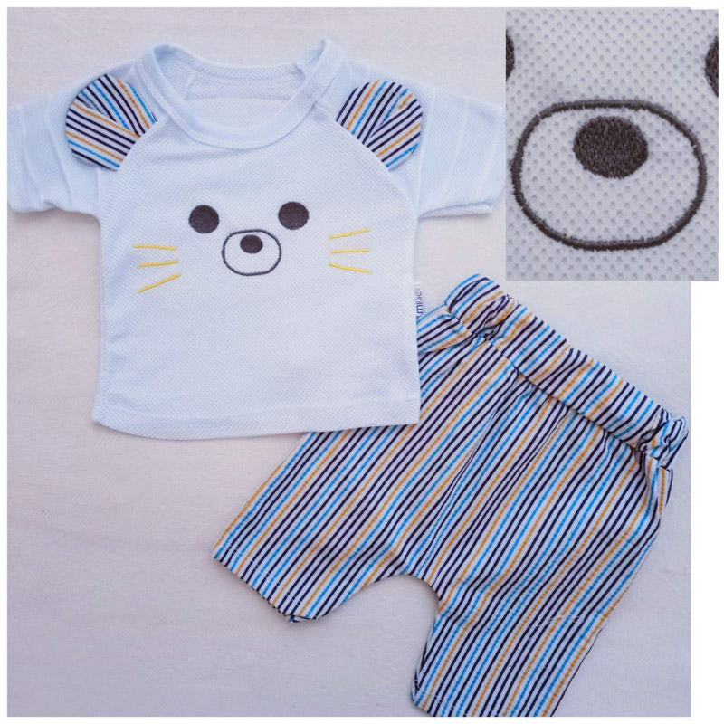 Костюм Malibu2 (62-74) 2304 white-l.blue (лето)