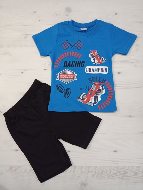 Костюм Malibu2 (3-6) 1250 blue-black (лето)