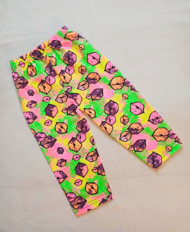 Бриджи Malibu2 (8-12) 1337 green-pink (лето)