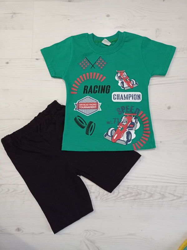 Костюм Malibu2 (3-6) 1250 green-black (лето)