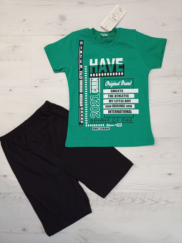 Костюм Malibu2 (3-6) 1249 green-black (лето)