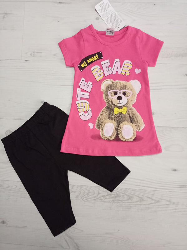 Костюм Malibu2 (3-6) 1252 fuchsia-black (лето)