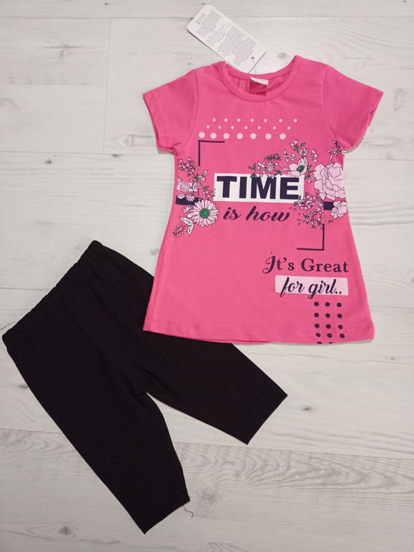 Костюм Malibu2 (3-6) 1251 fuchsia-black (лето)