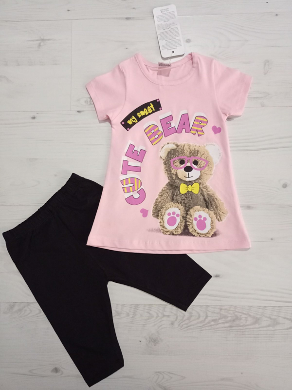 Костюм Malibu2 (3-6) 1252 pink-black (лето)