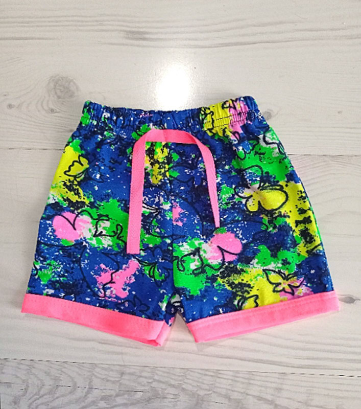 Шорты Malibu2 (3-7) 1242 navy-pink (лето)