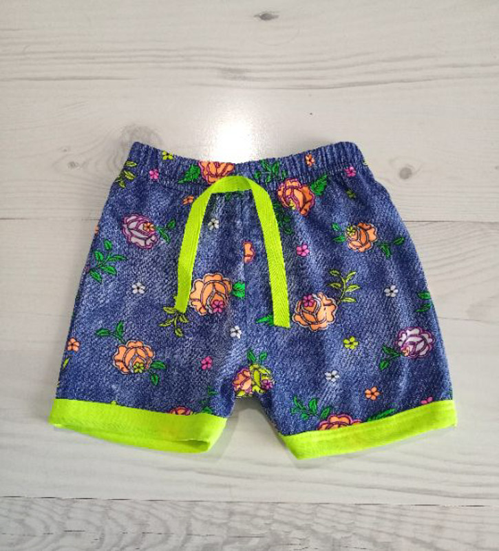 Шорты Malibu2 (3-7) 1242 navy-yellow (лето)