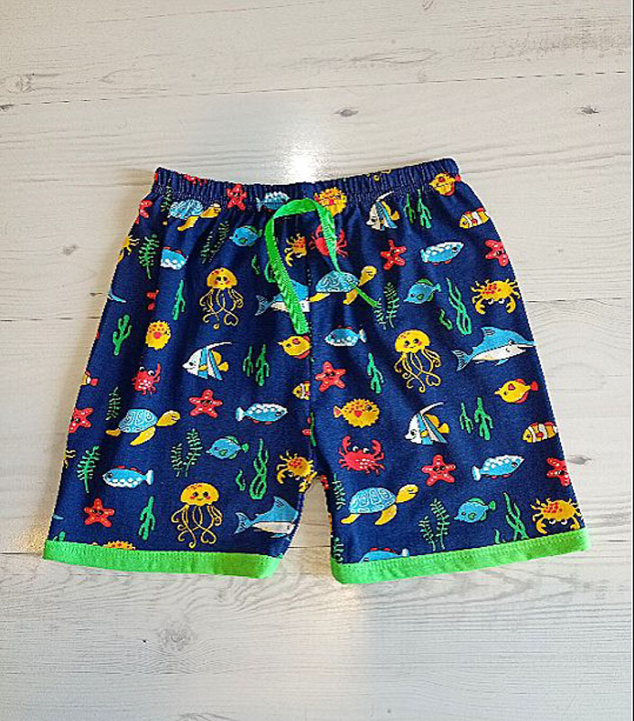Шорты Malibu2 (8-12) 1238 navy-green (лето)