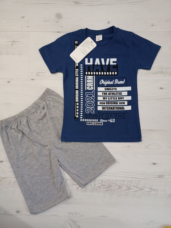 Костюм Malibu2 (3-6) 1249 navy-black (лето)