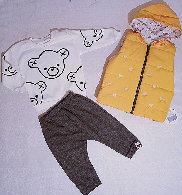 Костюм Malibu2 (0.6-1.6) 1244 yellow (лето)