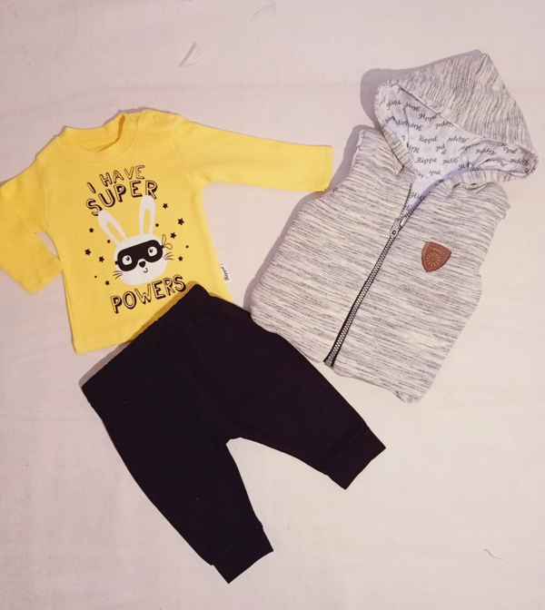 Костюм Malibu2 (0.6-1.6) 1249 l.grey-yellow (лето)