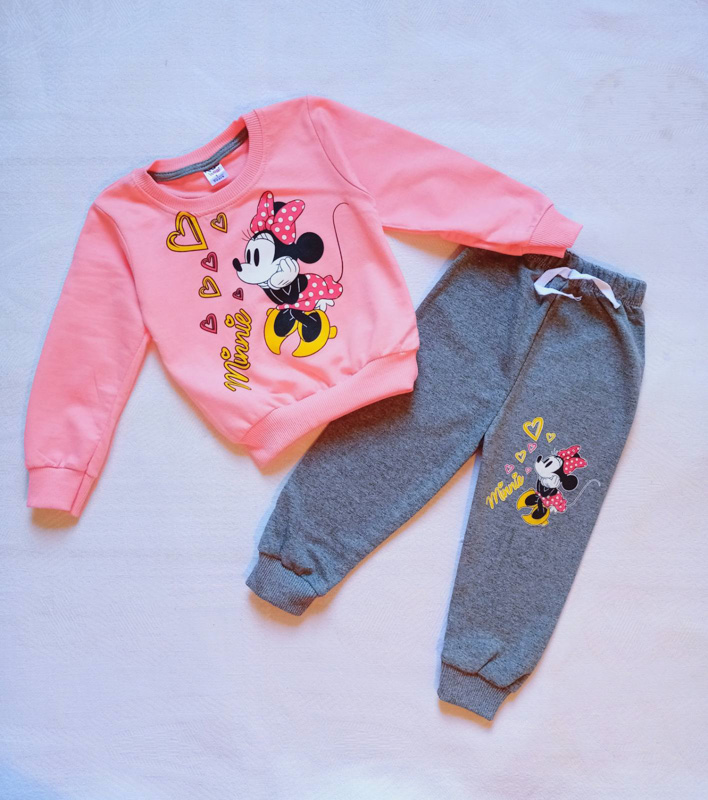 Костюм спорт Malibu2 (1-4) 11156 pink-grey (деми)