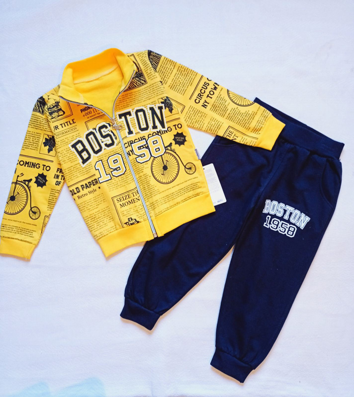 Костюм спорт Malibu2 (3-6) 307 yellow-navy (деми)