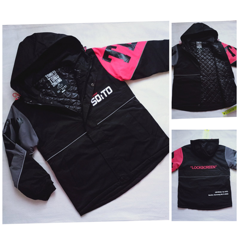 Куртка Malibu2 (11-14) 2175 black-pink (деми)