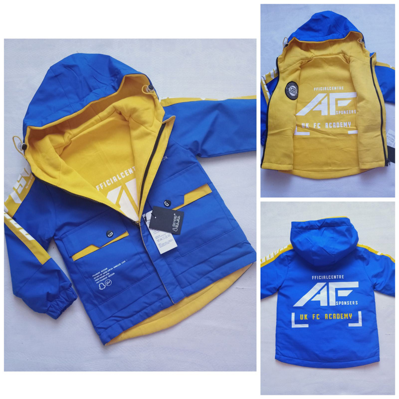 Куртка Malibu2 (110-150) 7801 blue-yellow (деми)