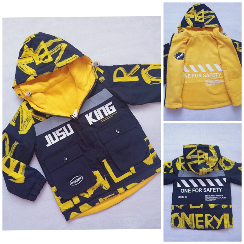 Куртка Malibu2 (120-160) 7811 navy-yellow (деми)