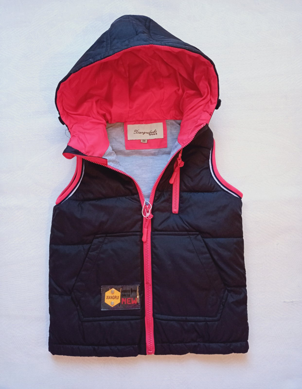 Жилетка Malibu2 (98-122) L101 black-pink (деми)