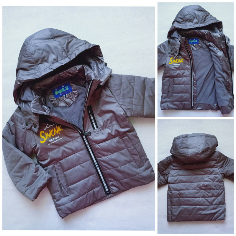 Куртка Malibu2 (86-110) DL217 grey (зима)