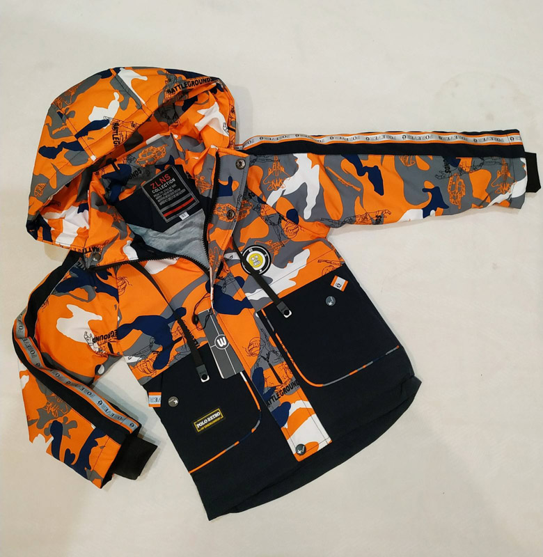 Куртка Malibu2 (92-116) W23 orange-black (зима)