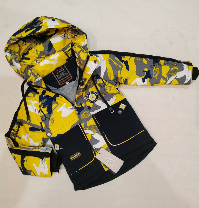 Куртка Malibu2 (92-116) W23 yellow-black (зима)