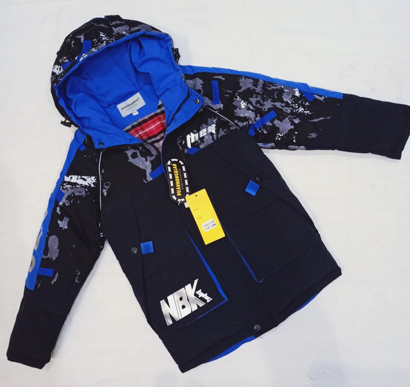 Куртка Malibu2 (128-152) D19 black-blue (зима)