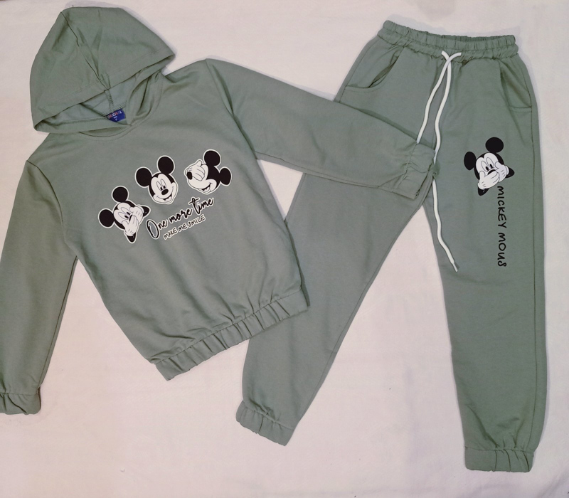 Костюм спорт Malibu2 (8-12) 8177 khaki (деми)
