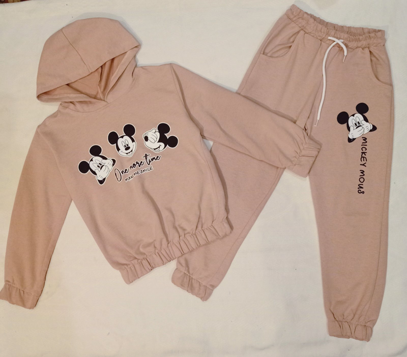 Костюм спорт Malibu2 (8-12) 8177 beige (деми)