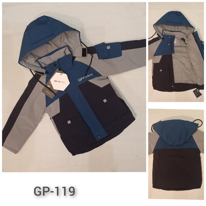 Ветровка Malibu2 (86-110) GP119 black-navy (деми)