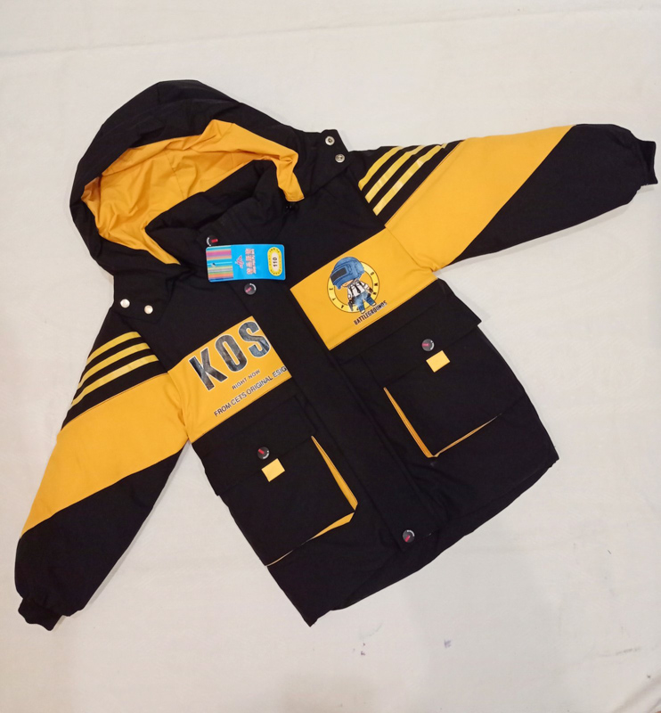Куртка Malibu2 (110-140) 1845 black-yellow (деми)