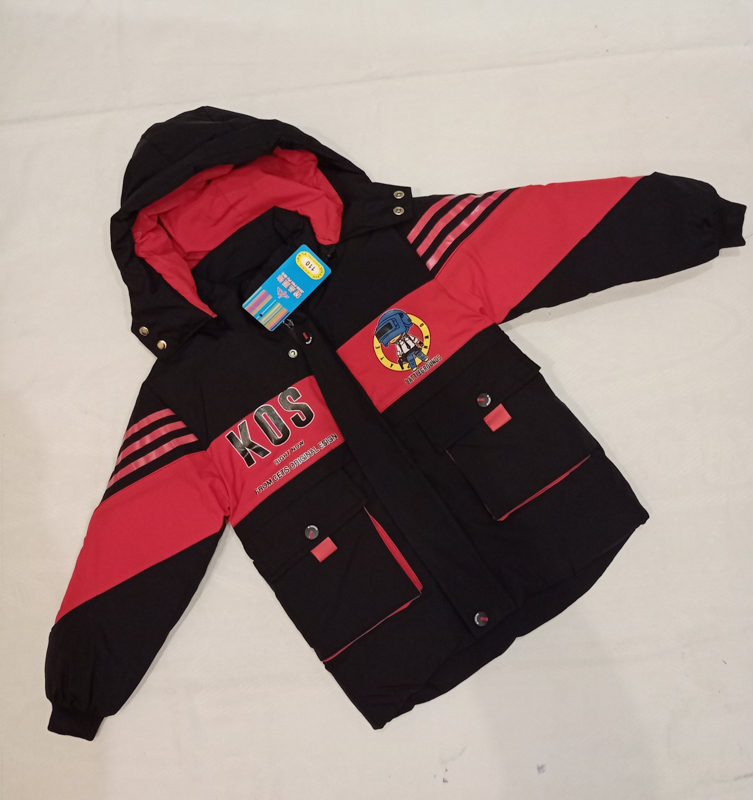 Куртка Malibu2 (110-140) 1845 black-fuchsia (деми)