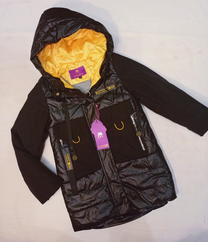 Ветровка Malibu2 (134-158) BM1242 black (деми)