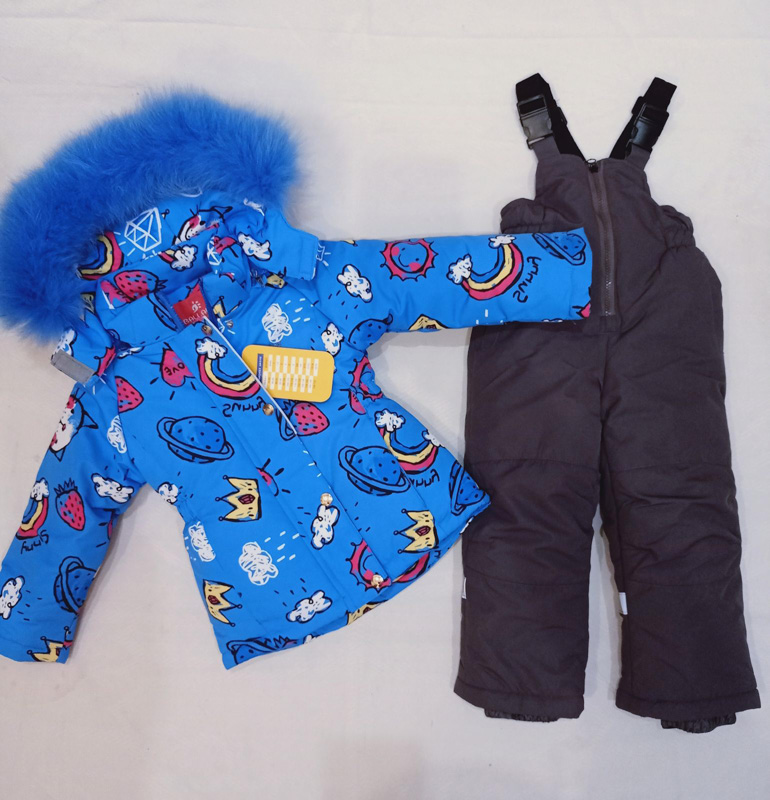 Костюм Malibu2 (80-104) 178 black-blue (зима)