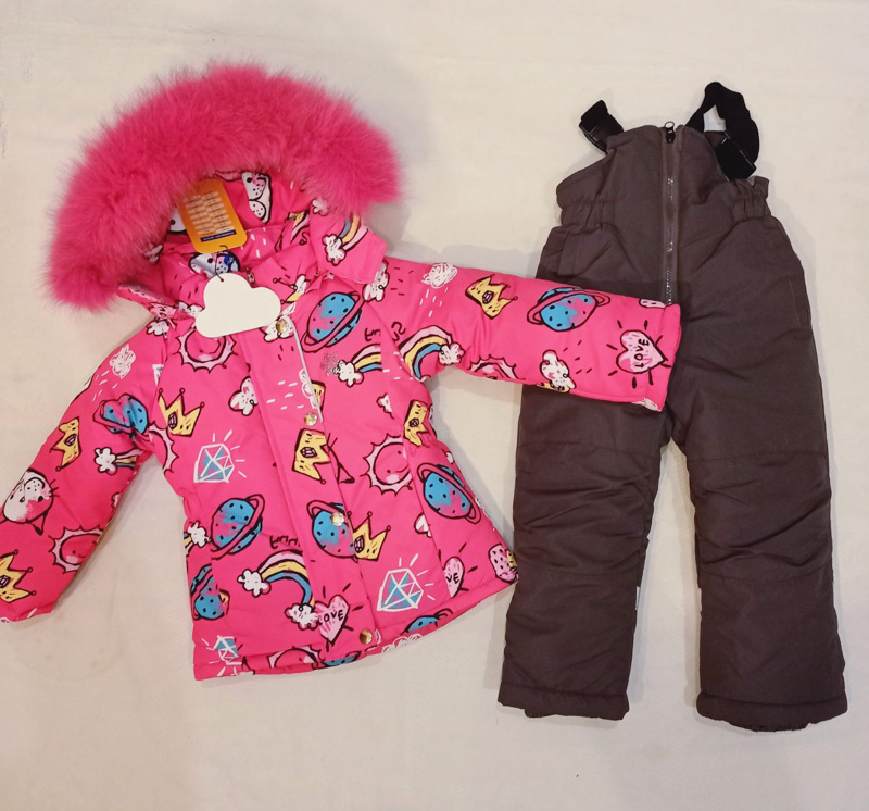 Костюм Malibu2 (80-104) 178 black-fuchsia (зима)