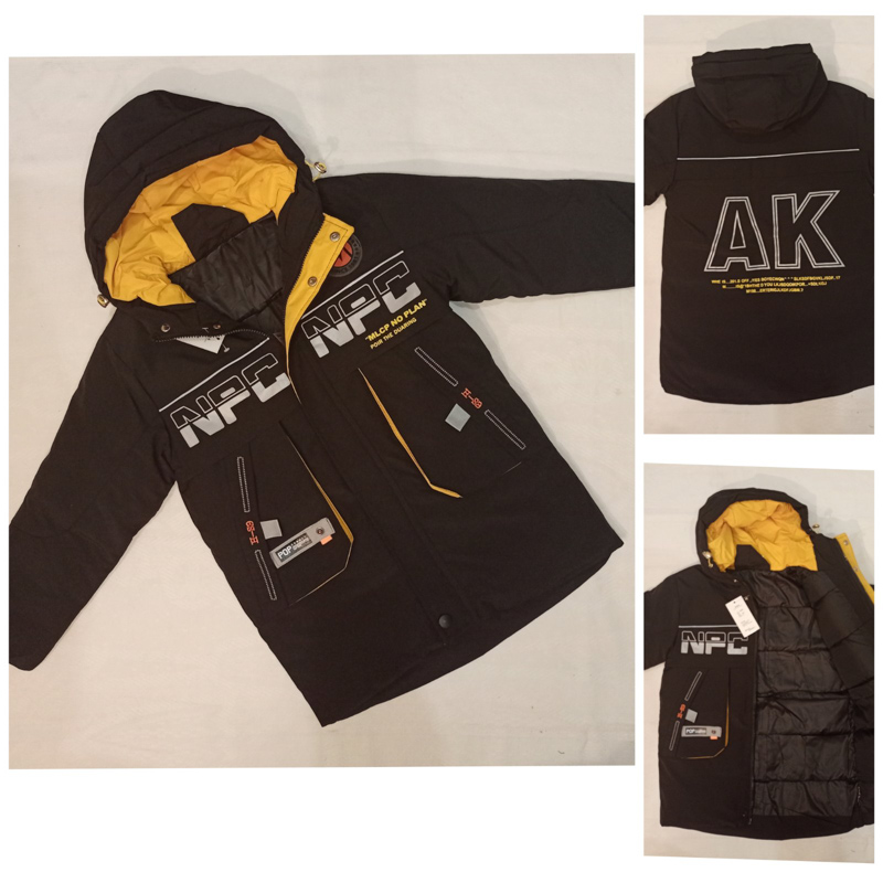 Куртка Malibu2 (9-12) 2002 black-yellow (деми)