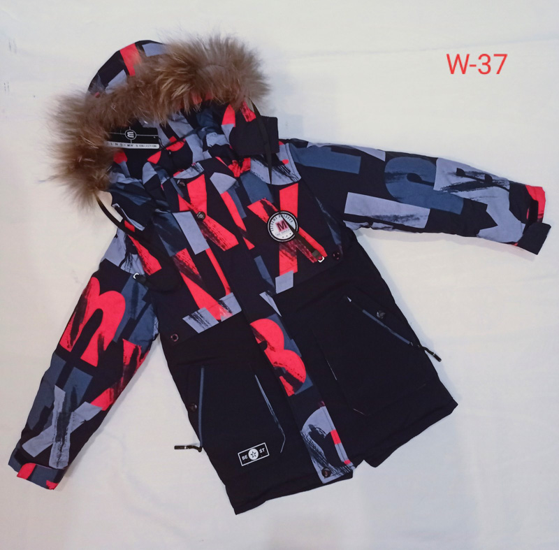 Куртка Malibu2 (128-152) W37 black-fuchsia (зима)