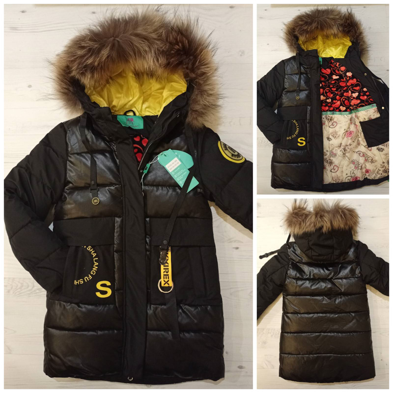 Куртка Malibu2 (128-152) HM1280 black (зима)